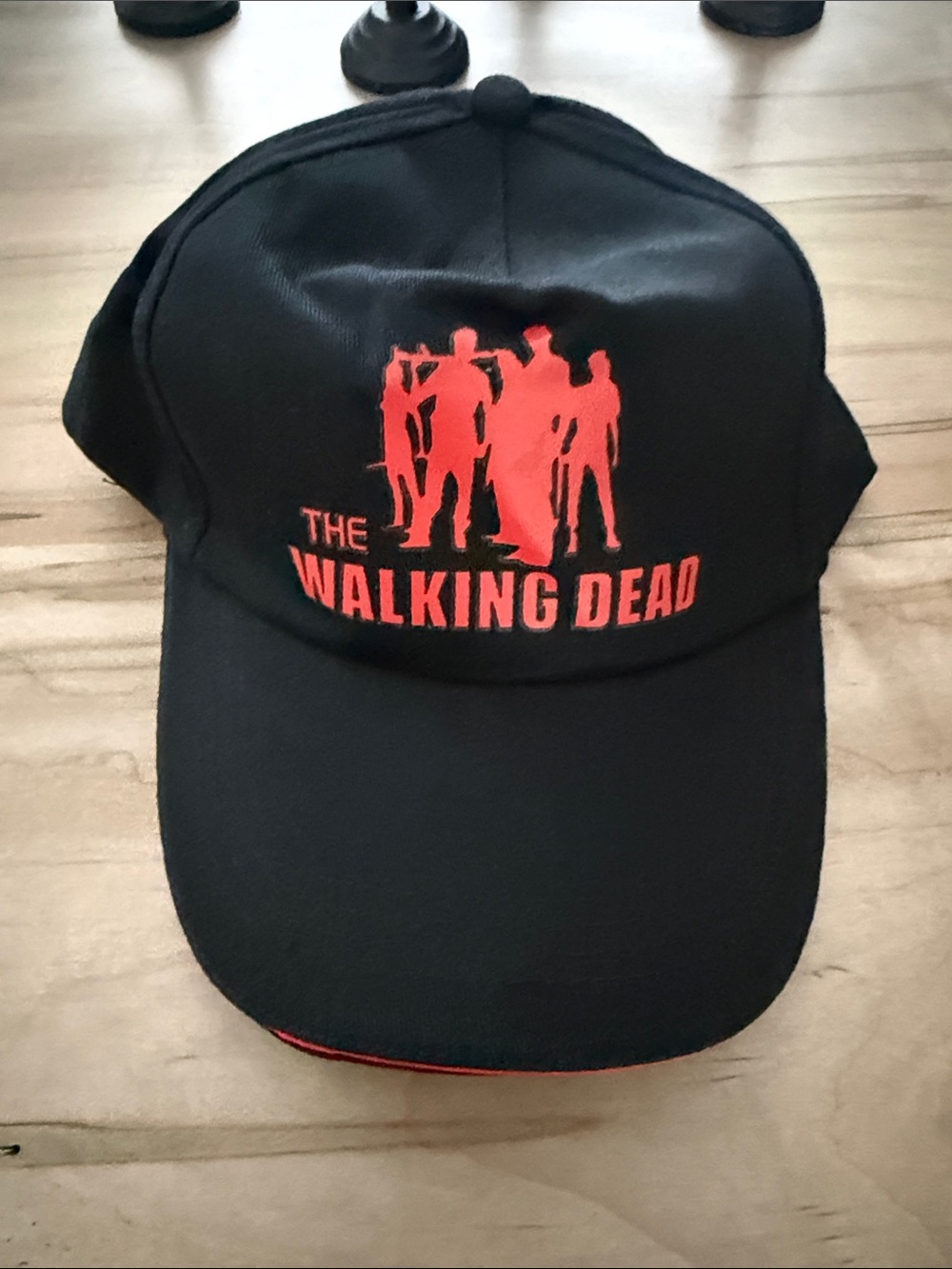 The Walking Dead Black & Red Baseball Cap